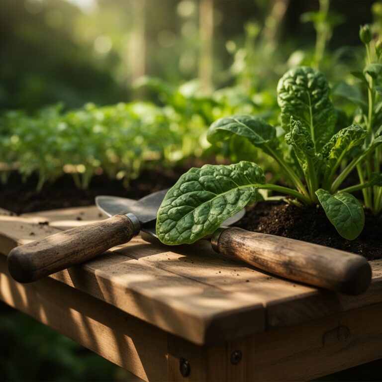 How to prepare a potting bench for vegetable starts