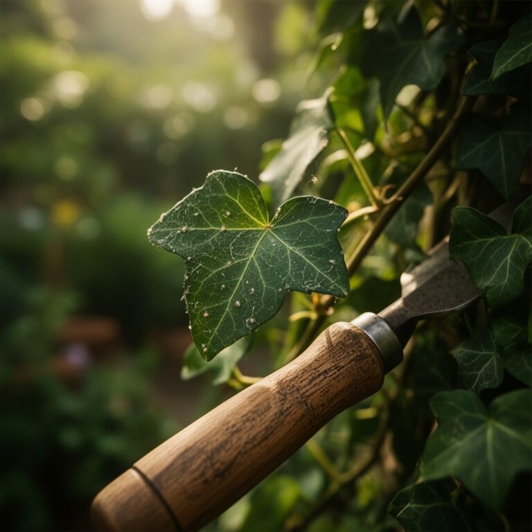 Steps for treating spider mites on indoor ivy