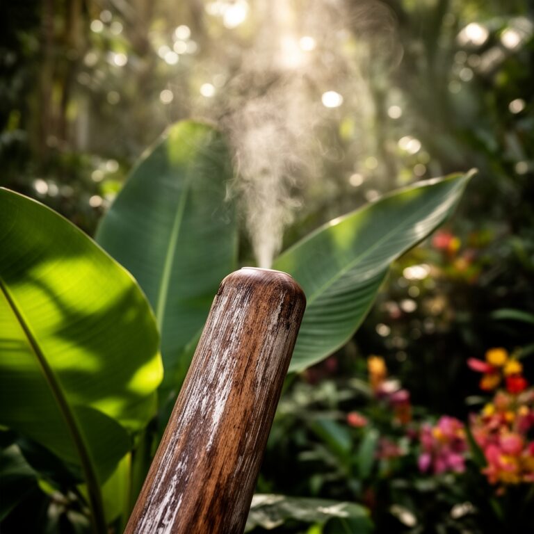 Using a plant humidifier for tropical collections