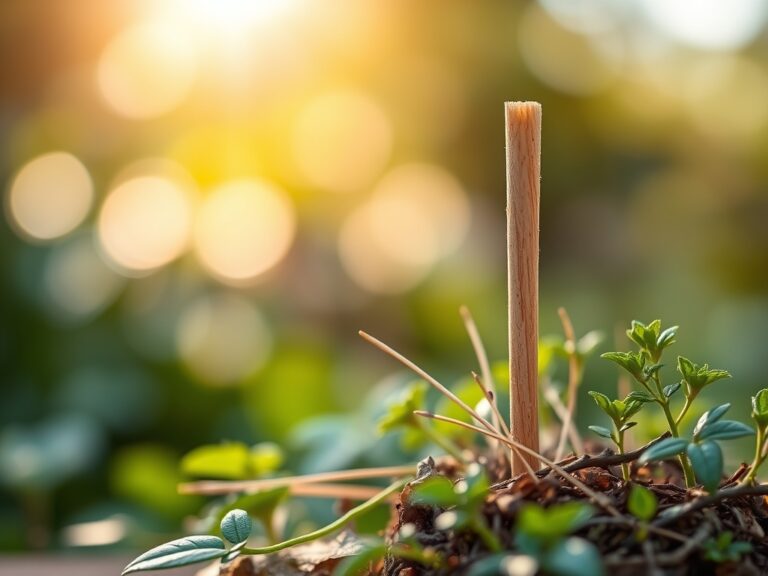 How to prepare a DIY plant stake