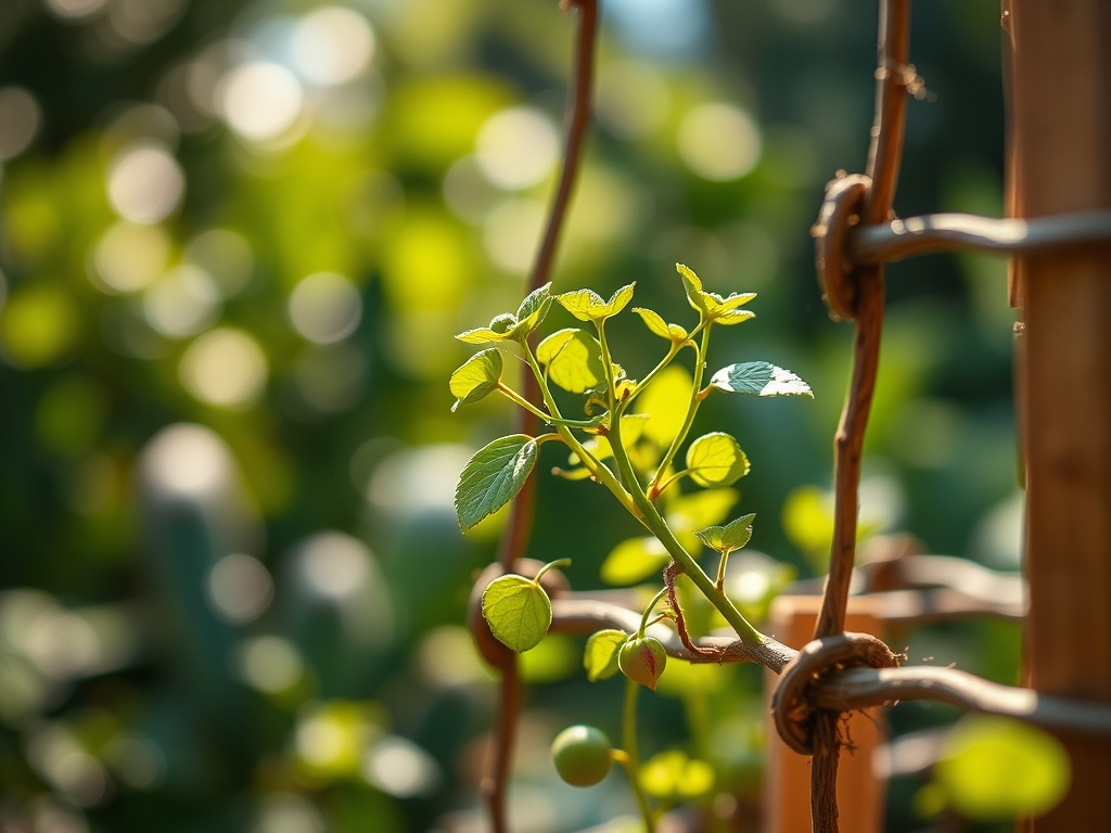 How to prepare a DIY plant trellis