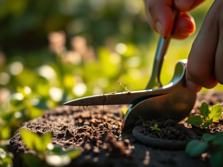 How to prepare a garden for a tool care task