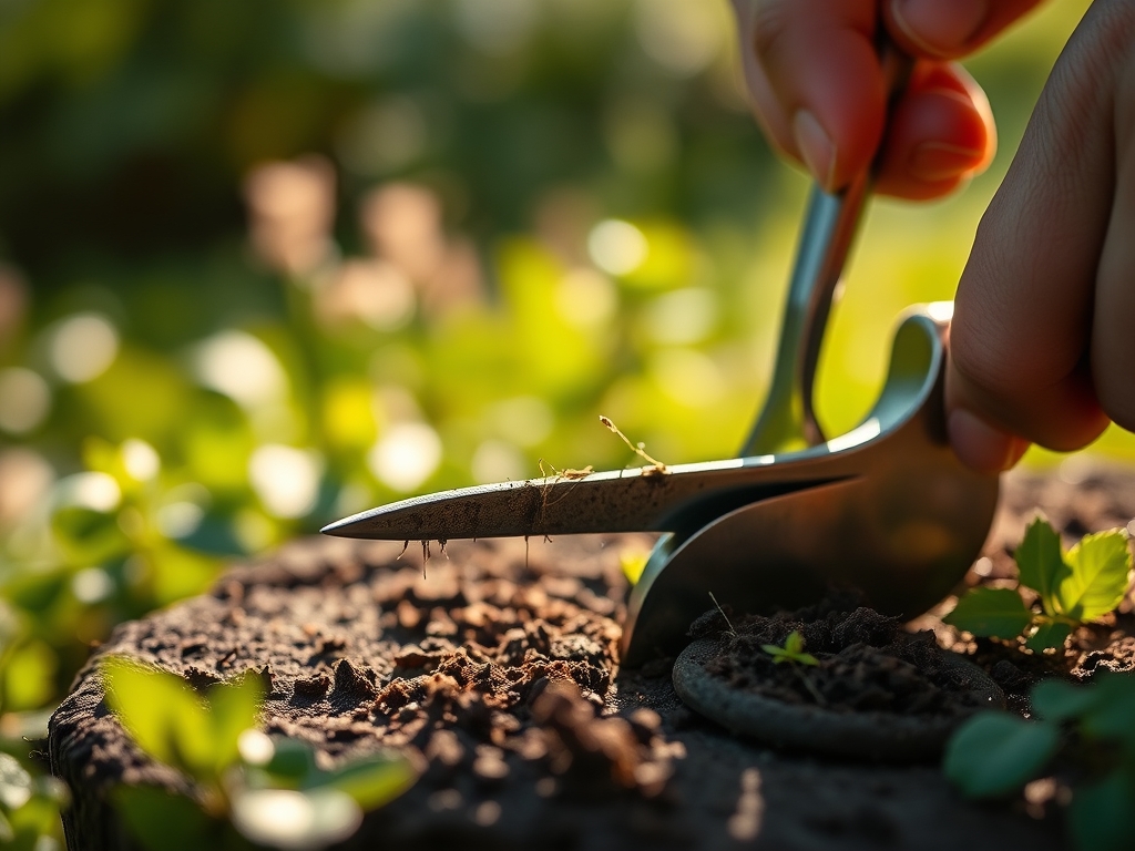 How to prepare a garden for a tool care task
