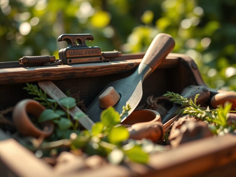 How to prepare a tool chest for garden accessories