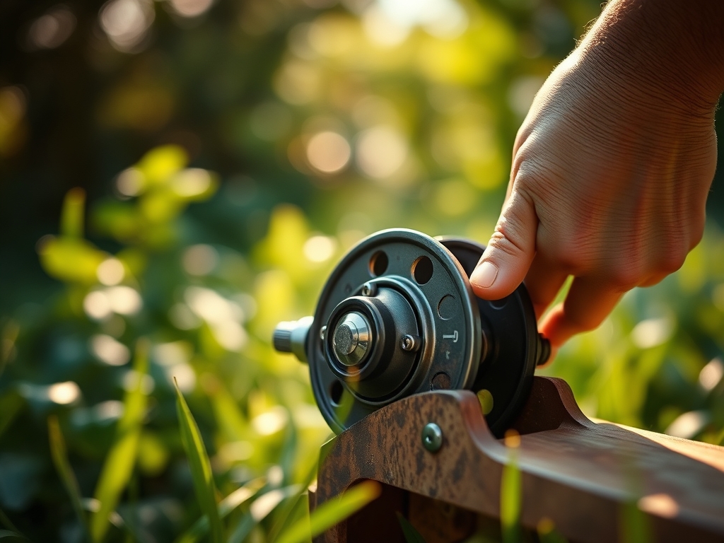 Steps for adjusting a manual reel mower