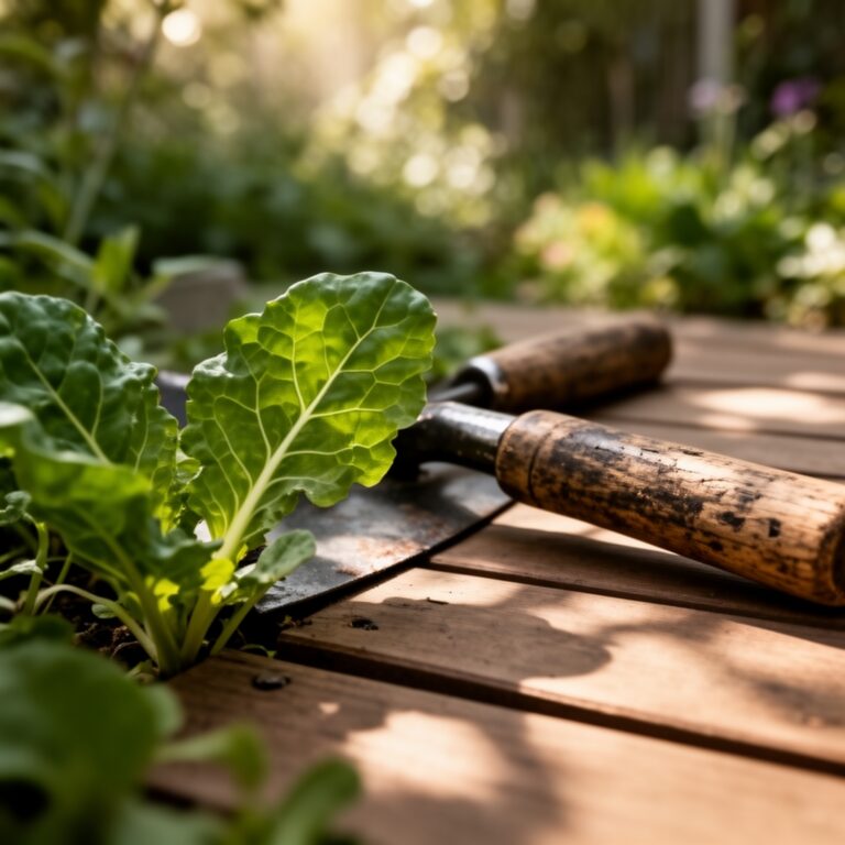 Steps for building a floating garden deck