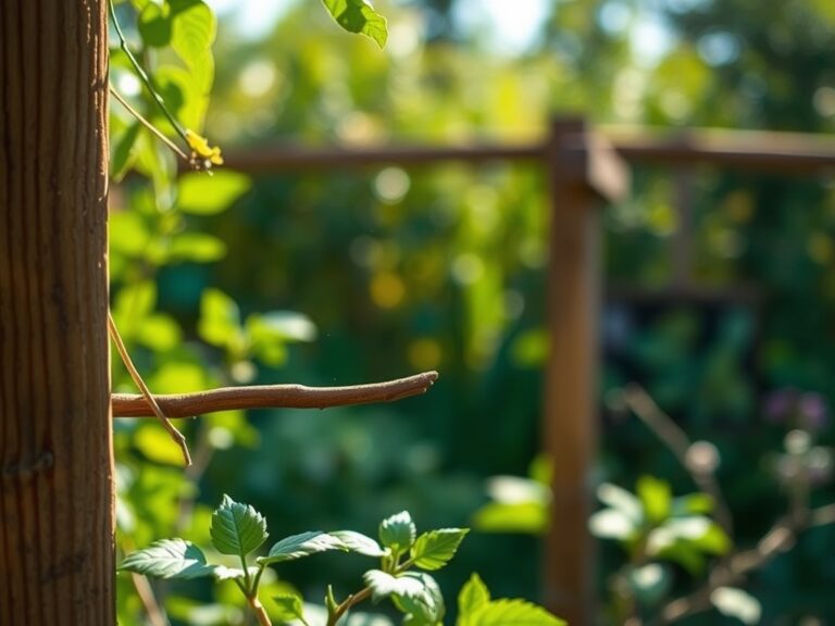 Steps for building a vegetable garden arbor